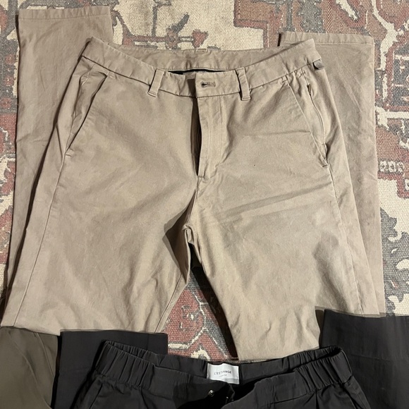 Lot of Men’s Chinos size 32 (fits like 32) Lululemon Lestrange J Crew - Picture 6 of 8